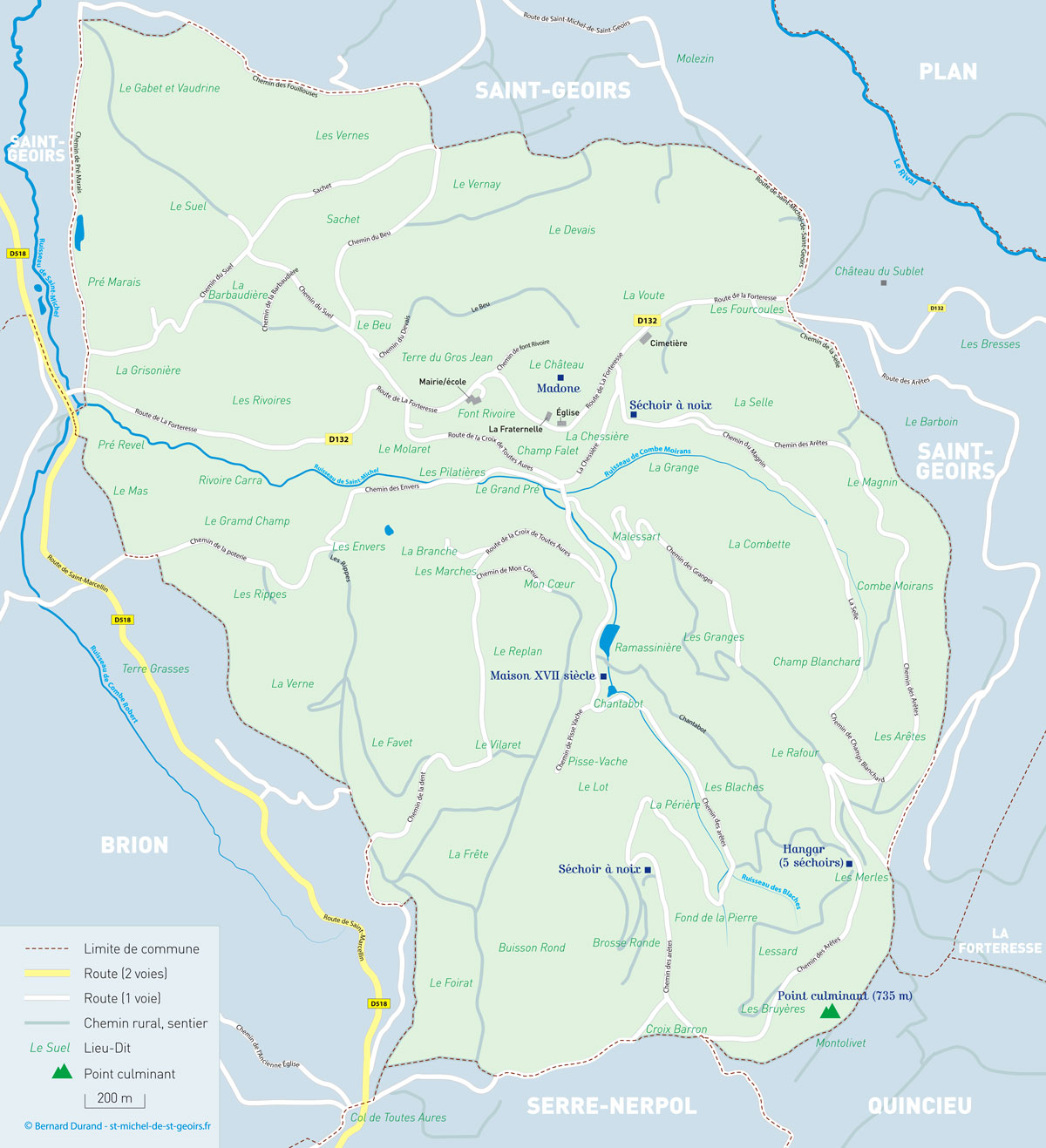 Plan de St-Michel-de-St-Geoirs